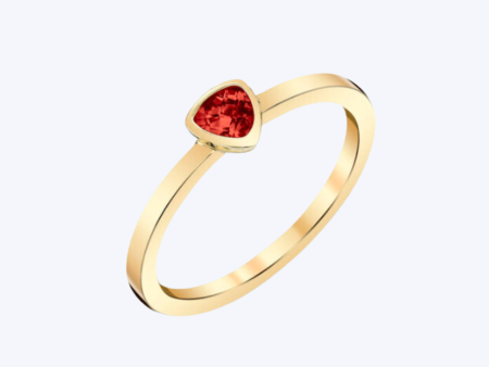 Garnet Stacking Band Online Hot Sale