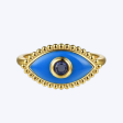 Bujukan Bead Evil Eye Ring For Cheap