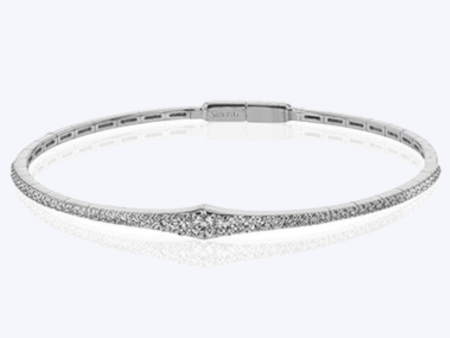 Tapered Diamond Bangle Online