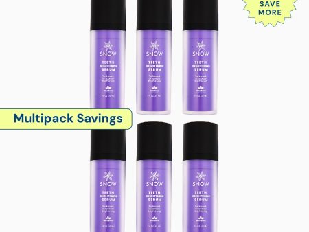 6-Pack Advanced Purple Teeth Brightening Serum – Professional Brightening Power with Multipack Savings Online