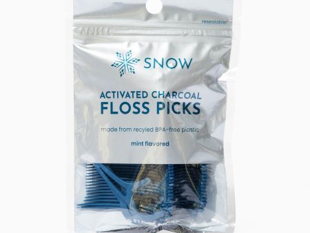 Charcoal Whitening Floss Picks Sale