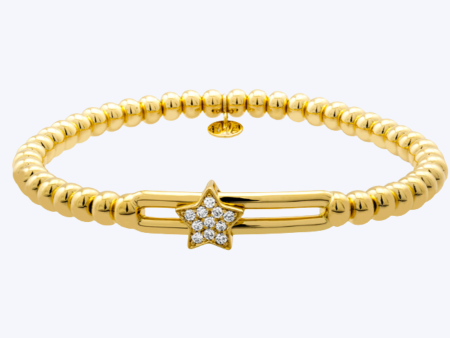 Arlise Diamond Star Stretch Bracelet Fashion