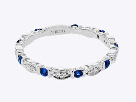 Alexandra Sapphire & Diamond Band For Discount