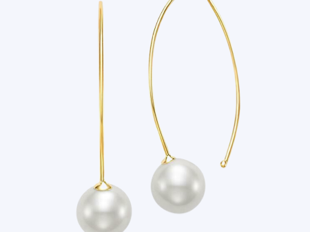 Elodie Pearl Dangle Earrings For Cheap