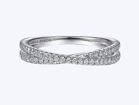 Alexia Criss-Cross Diamond Stackable Ring Supply