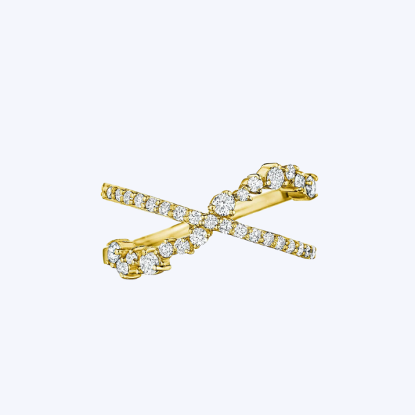 Stardust Criss Cross Ring Online