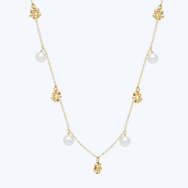 Olivia Pearl Dangle Necklace Online