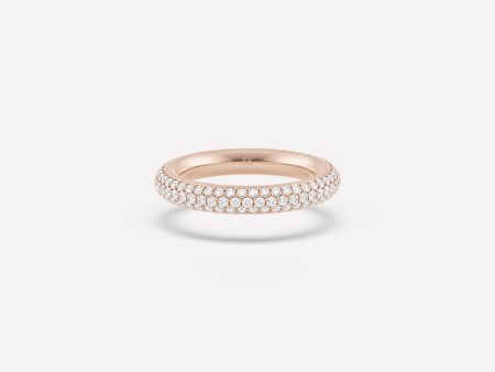 3.8mm Pavé Single Band (3 Row) Hot on Sale