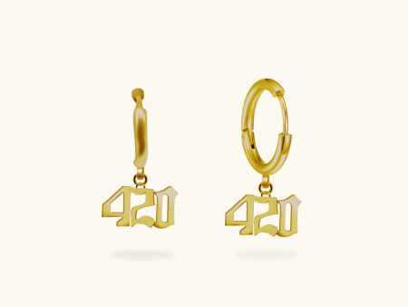 420 Hoop Earrings For Discount