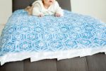 Blue Kaleidoscope Blanket Cheap