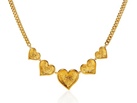 Hearts Necklace Hot on Sale