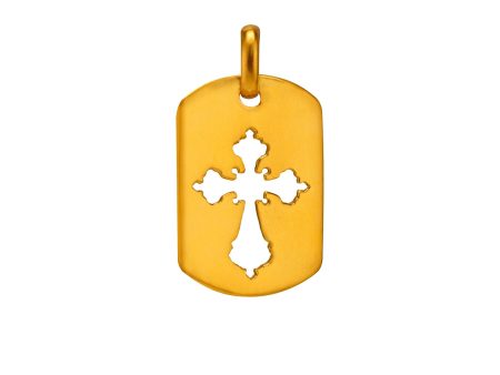 Cross Tag Pendant Online Sale