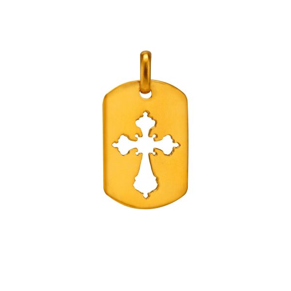 Cross Tag Pendant Online Sale