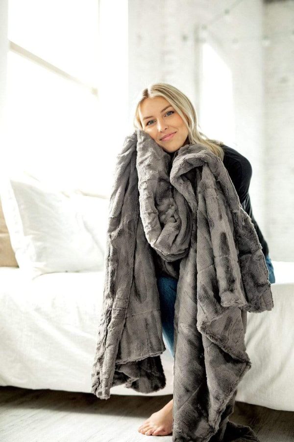 Sorbet Charcoal Blanket Online