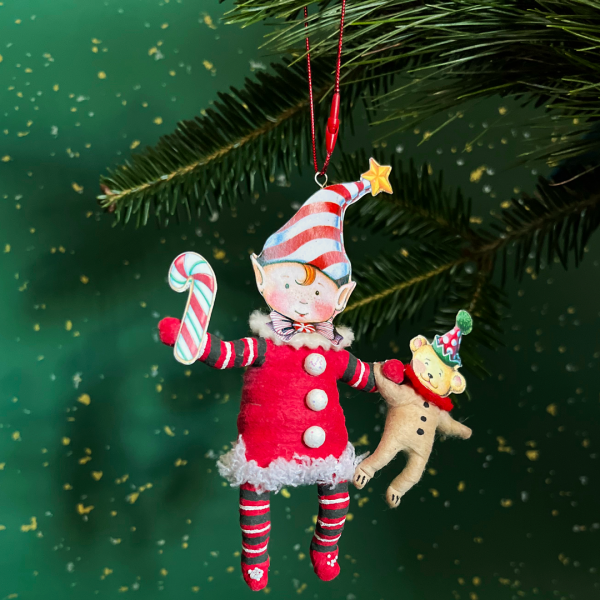 Santa s Elf Ornament Online now