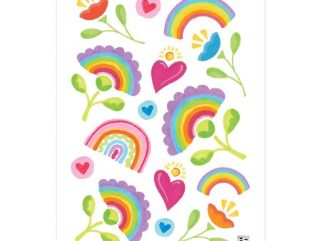 Rainbows in Bloom Sticker Sheet Online Hot Sale