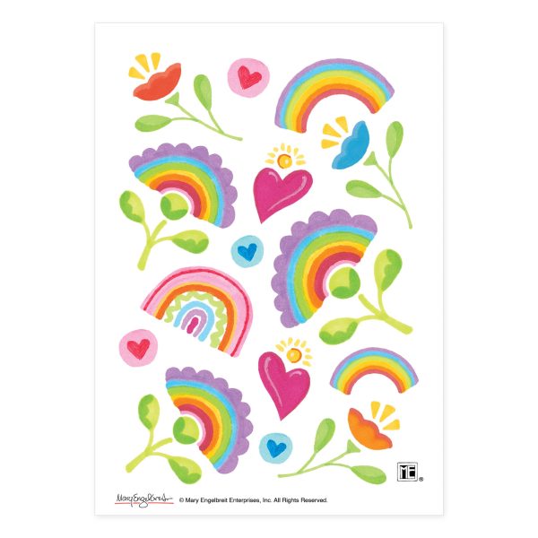 Rainbows in Bloom Sticker Sheet Online Hot Sale