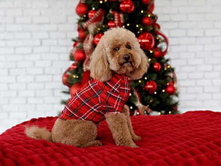 Pet Pajamas - Christmas Plaid For Cheap