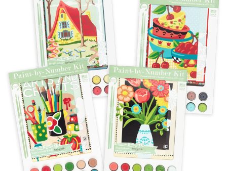 Icons in Color Paint-by-Number Kit Bundle Online Hot Sale