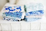 Blue Kaleidoscope Blanket Cheap