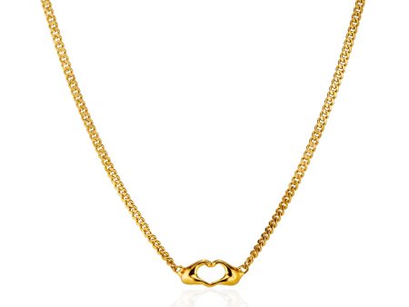 Heart in Hands Chain Online Sale