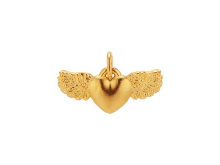 Winged Heart Pendant Hot on Sale