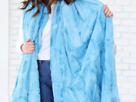 Sorbet Ocean Blue Blanket For Cheap