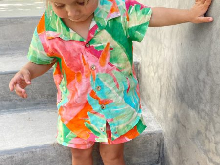 Lil Button Up Shirt ~ Tropics Palm Online