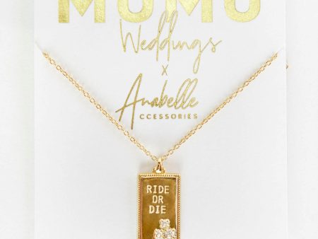 Ride or Die Necklace ~ 14K Gold Plated Supply